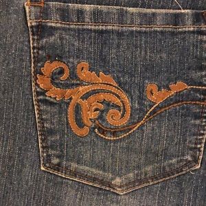 Beau Embellished Blue Jeans